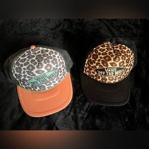Vans Warped Tour Cheetah Print Mesh Trucker Hats